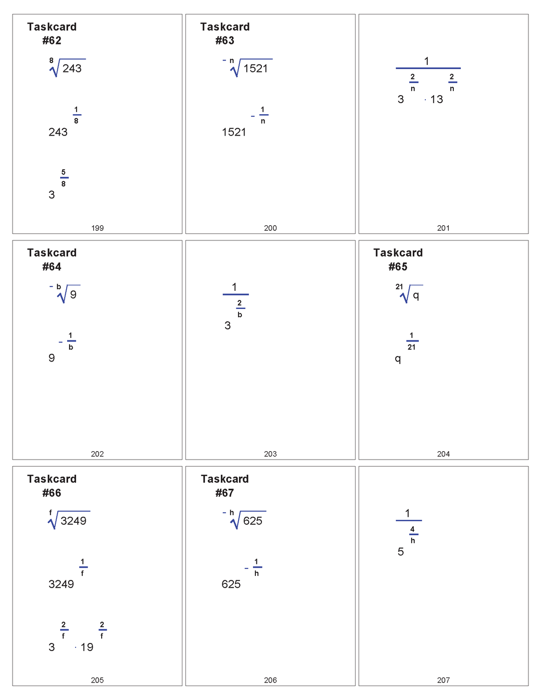72 Radicals Task Cards (Set 2)