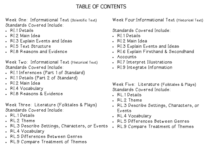 Grade 4 Daily Common Core Reading Practice Weeks 1-20