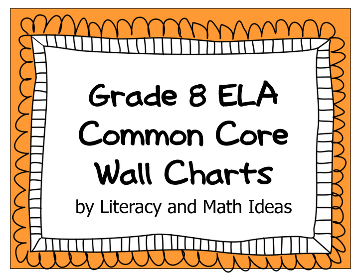Common Core Grade 8 Wall Charts
