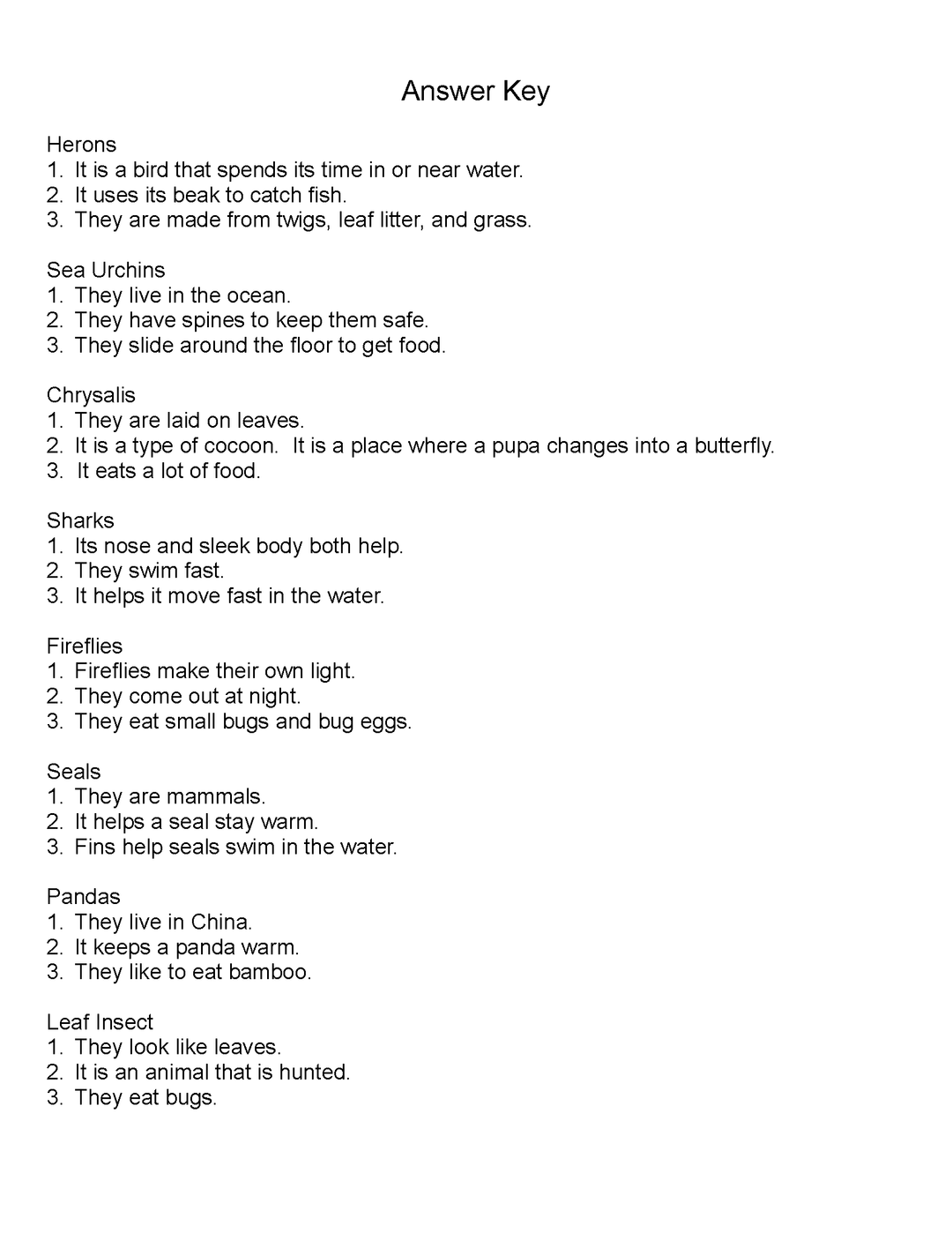 Leveled Passages (Animals) Guided Reading Levels A,B,C,D,E (Lexiles 0-150)