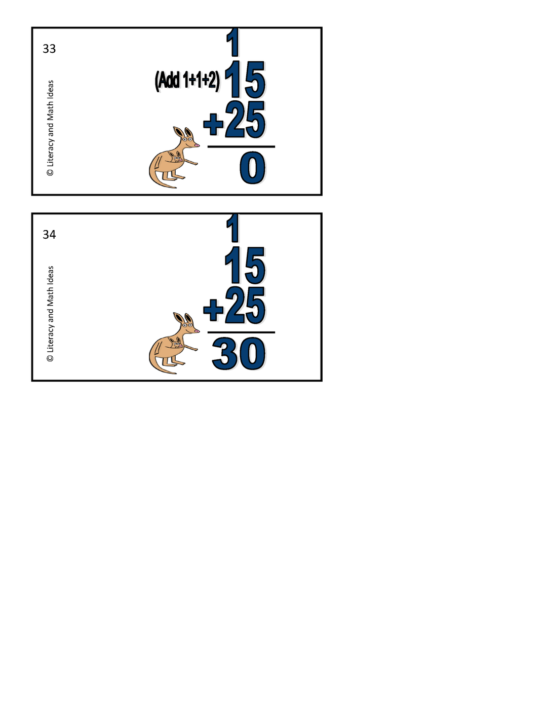 Addition With Regrouping Flipbook