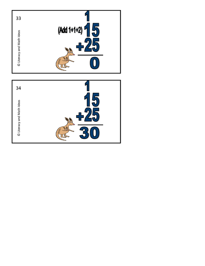 Addition With Regrouping Flipbook