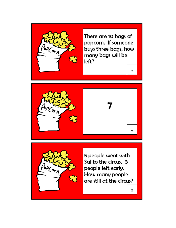 Common Core Standards Math Big Top Circus Games: Grade 1