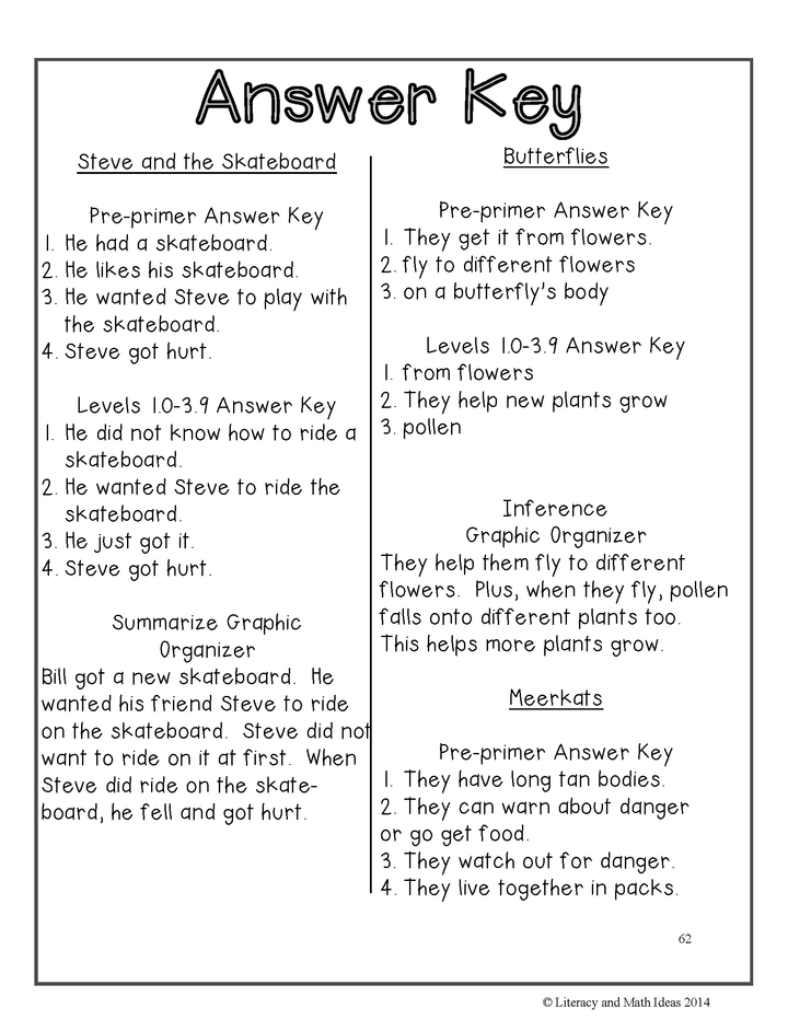 Monthly Differentiated Close Reading Passages May/June (Primary)