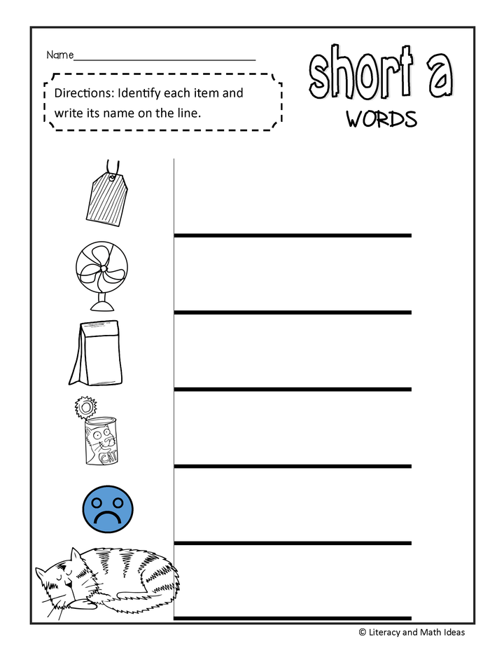 (Short Vowels) CVC Word Work (A Full Month)