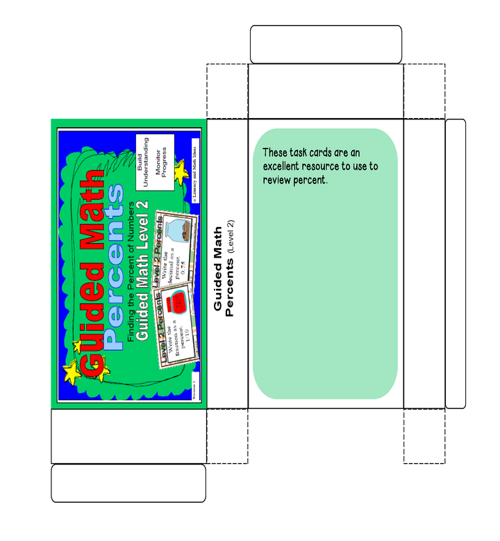 Percents Task Cards (Guided Math Level 2)