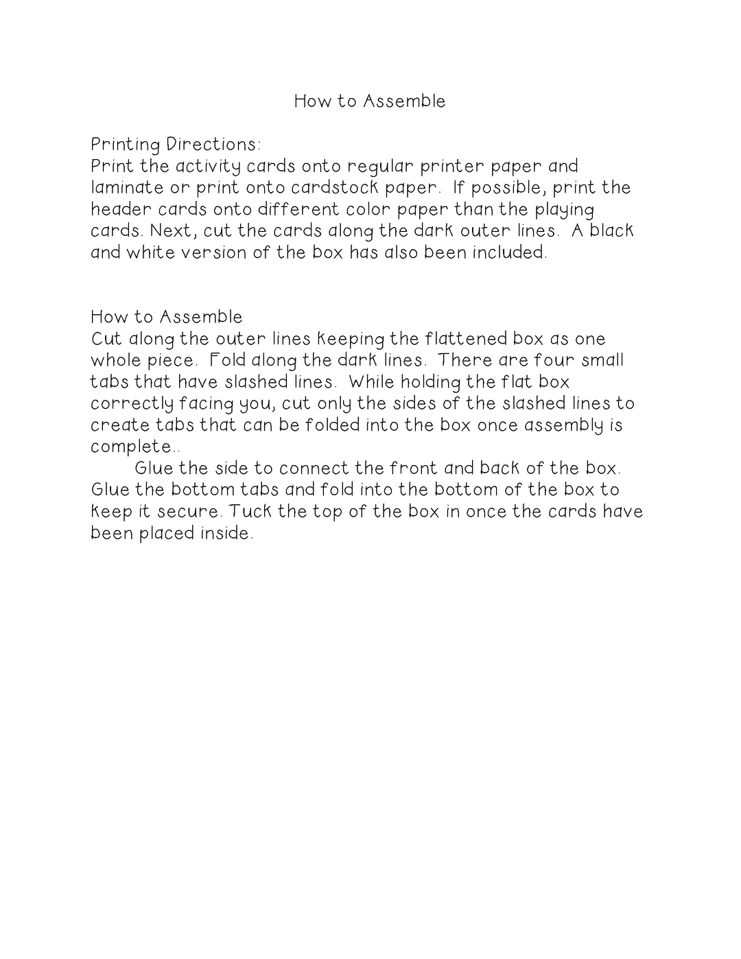 Inference Playing Cards