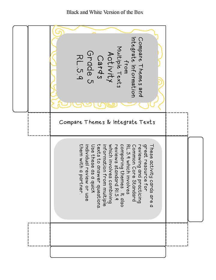 Theme & Integrate Texts Grade 5 Common Core RL.5.9 and RI.5.9
