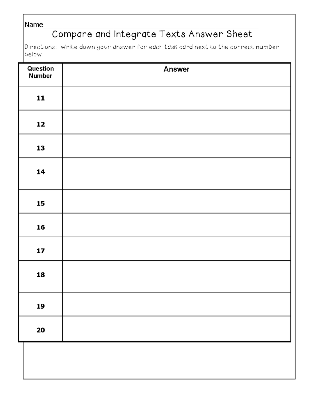 Theme & Integrate Texts Grade 5 Common Core RL.5.9 and RI.5.9