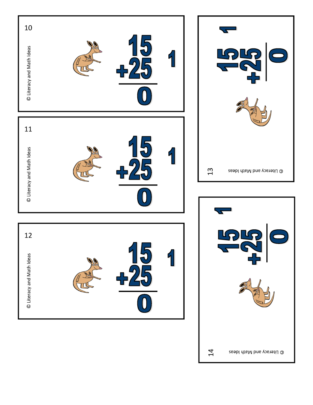 Addition With Regrouping Flipbook