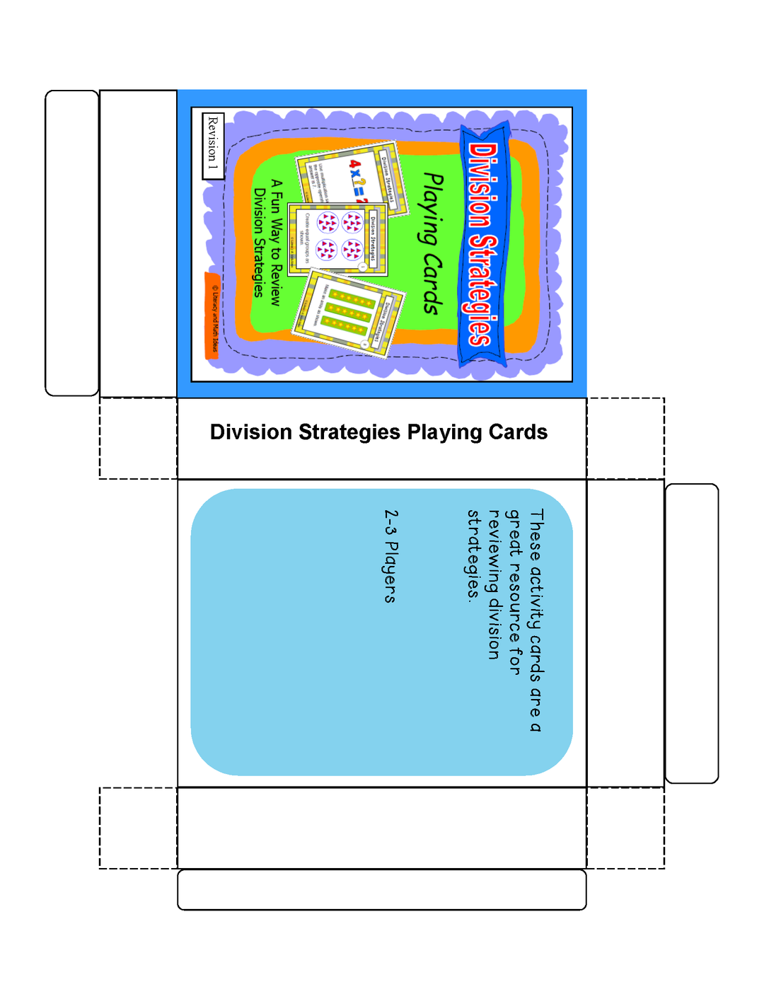 {FREE} Division Strategies Playing Cards