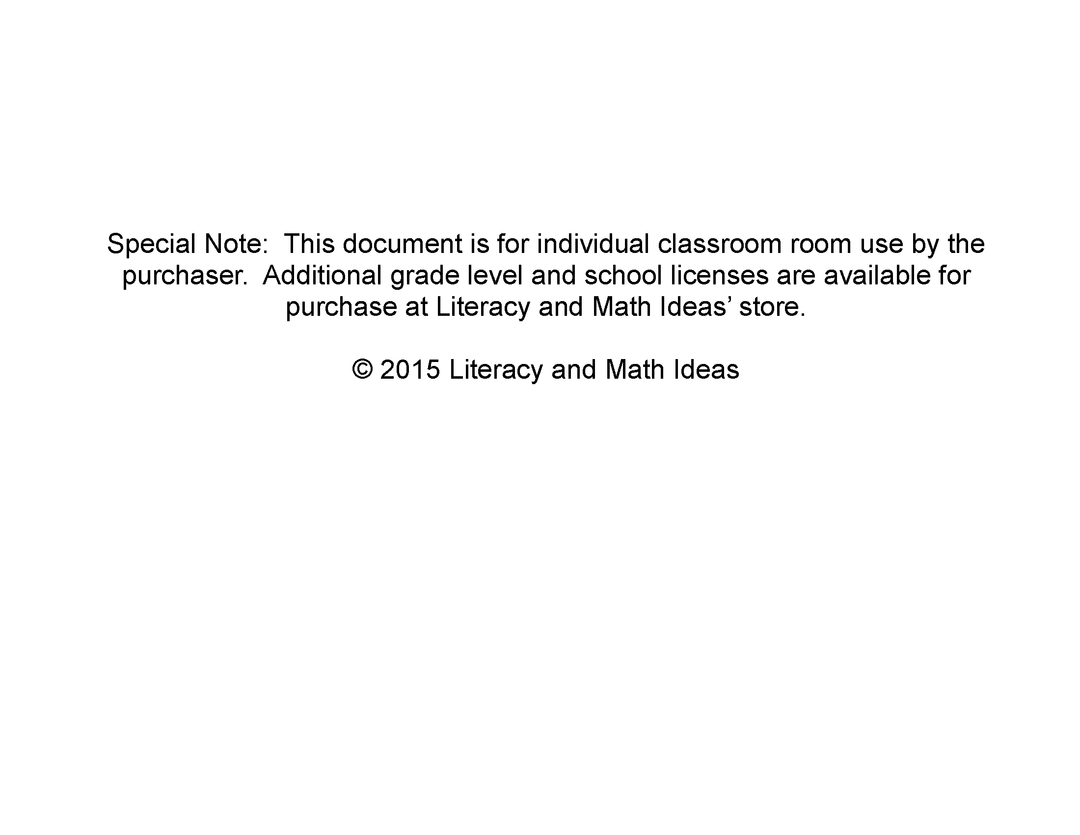 Grade 3 Daily Common Core Reading Practice Weeks 1-20