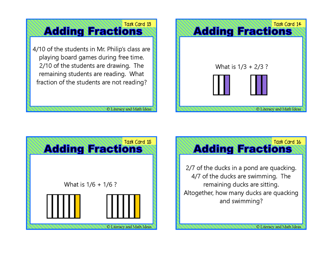 Adding Fractions (Same Denominator)