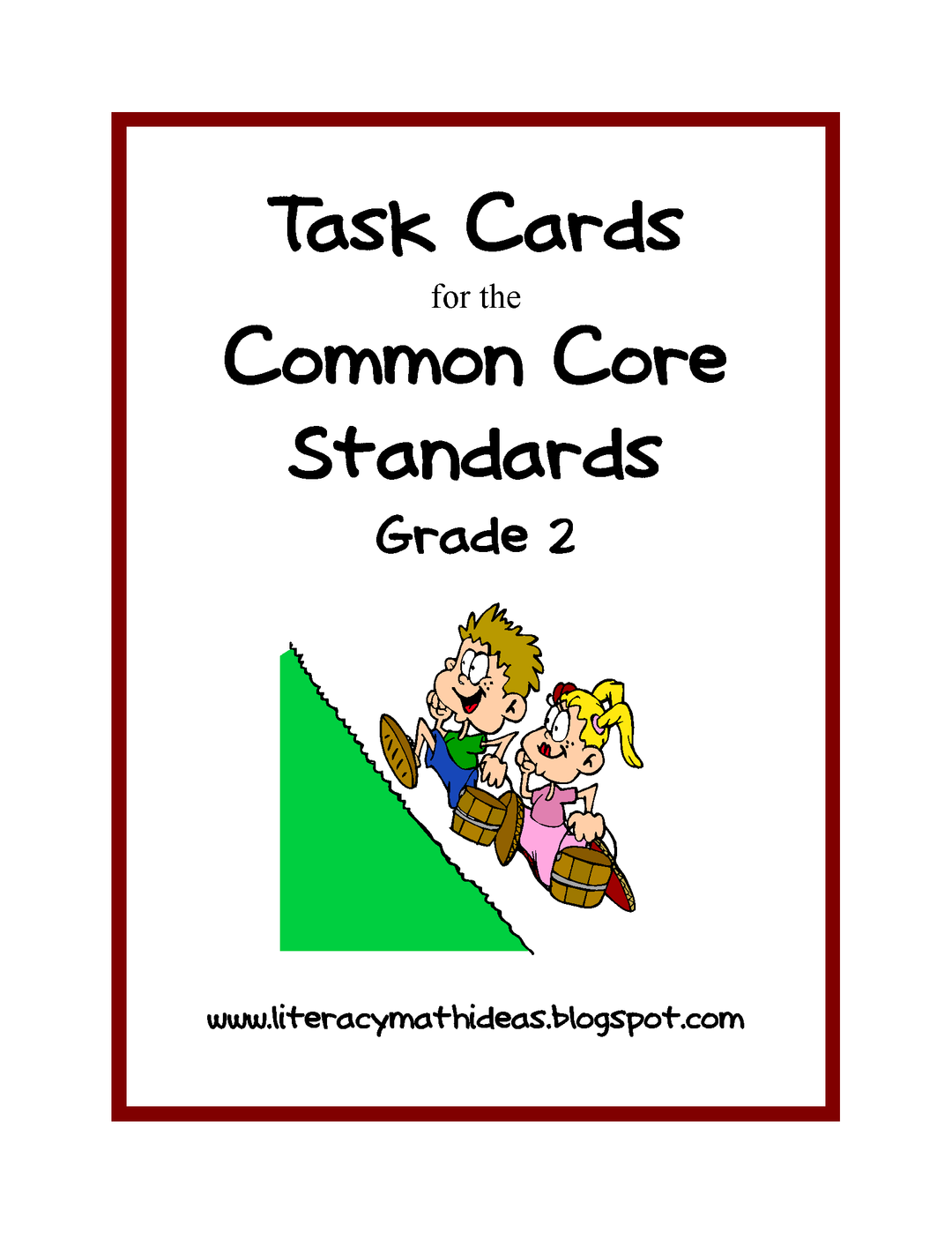 Common Core Standards Task Cards: Grade 2