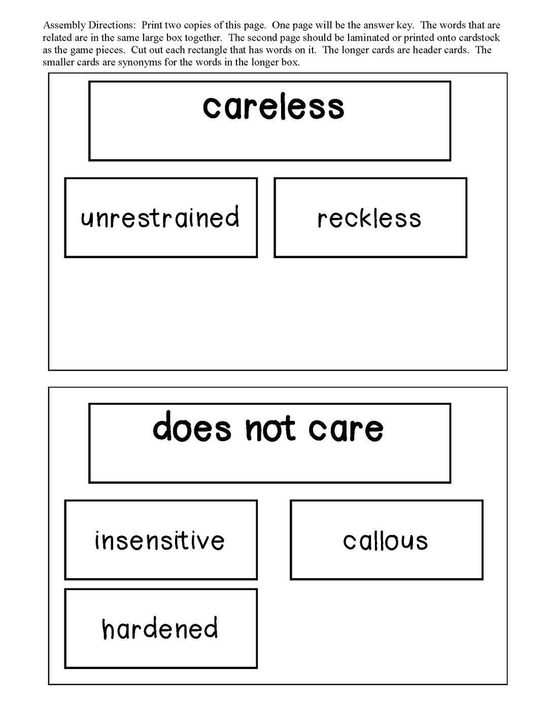 Middle School Literature Task Card Bundle 1