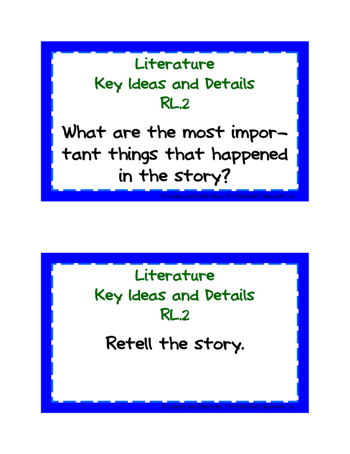 Common Core Standards Task Cards: Kindergarten