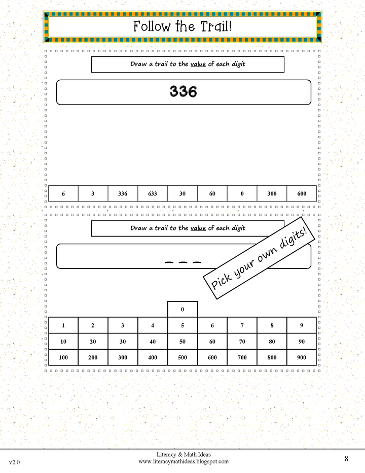 Grade 3 Common Core Interactive Notebook Number and Operations in Base Ten