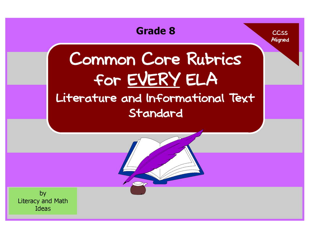 Common Core ELA Rubrics: Grade 8