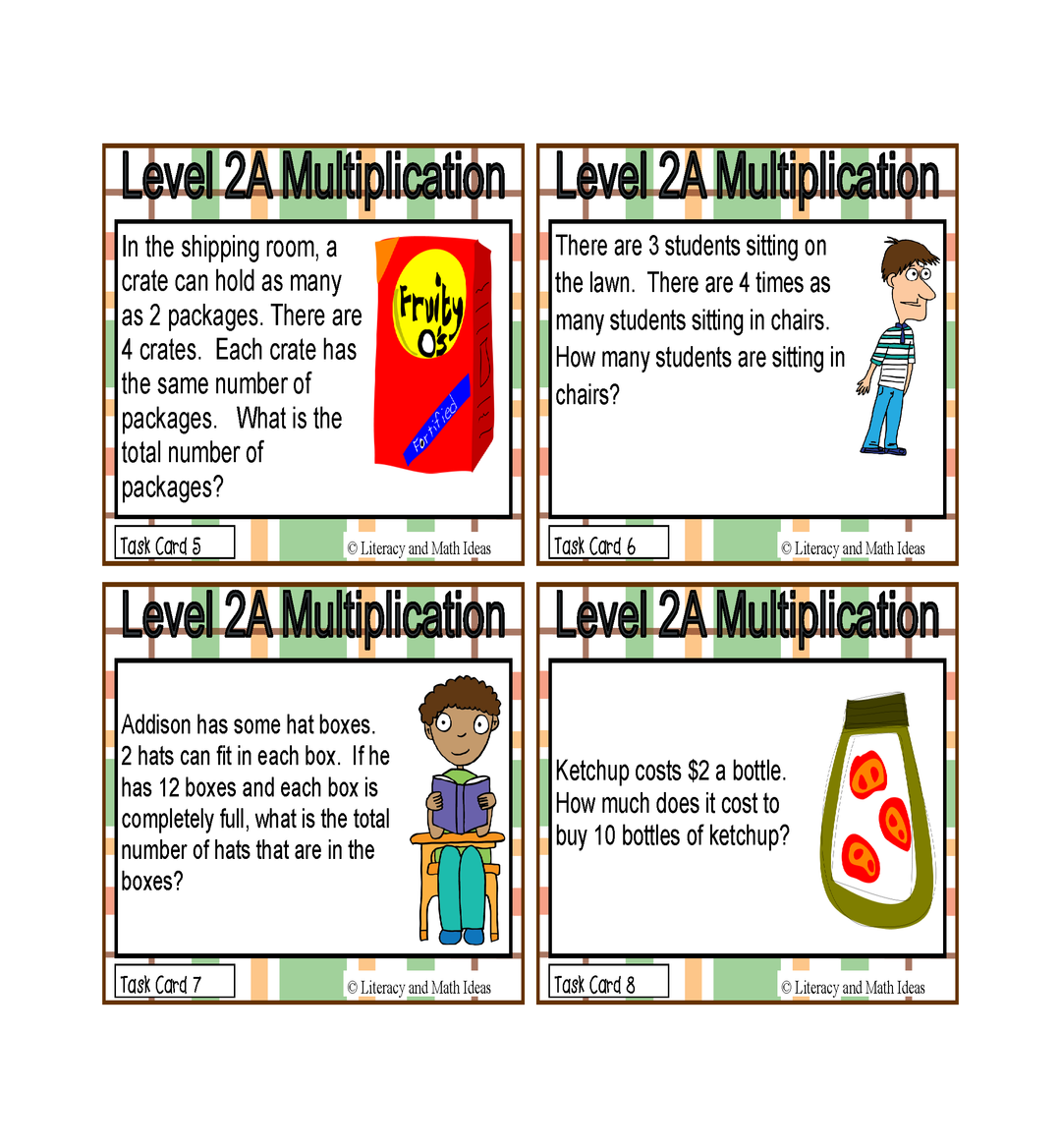 Guided Math (Multiplication) Level 2A