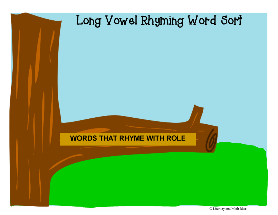 Fall Short Vowel, Consonant Blend, and Long Vowel Sorts
