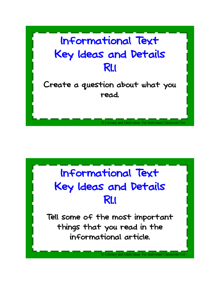 Common Core ELA Task Cards Grades K-6
