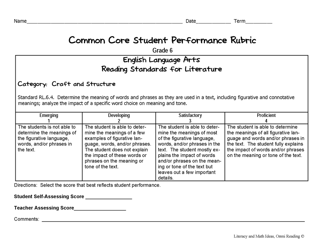 Common Core Grade 6 Mega Pack