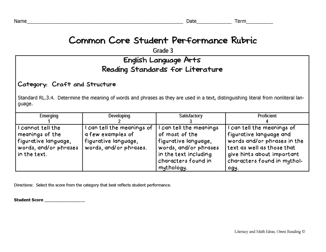 Common Core Standards Grade 3 Mega Pack