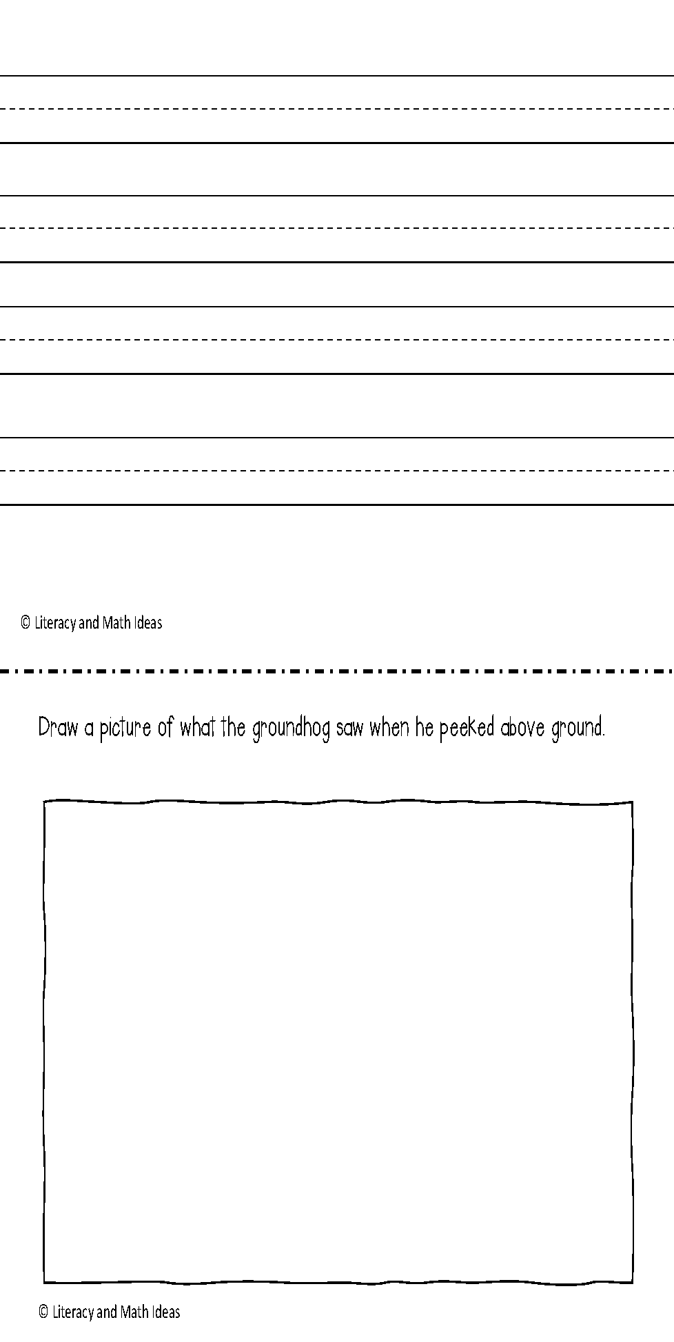 Free Groundhog Day Mini Book