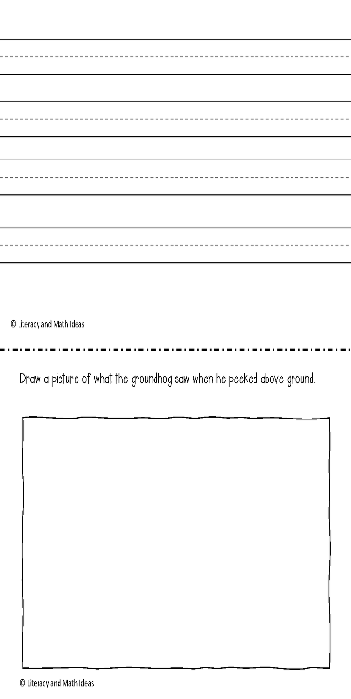 Free Groundhog Day Mini Book