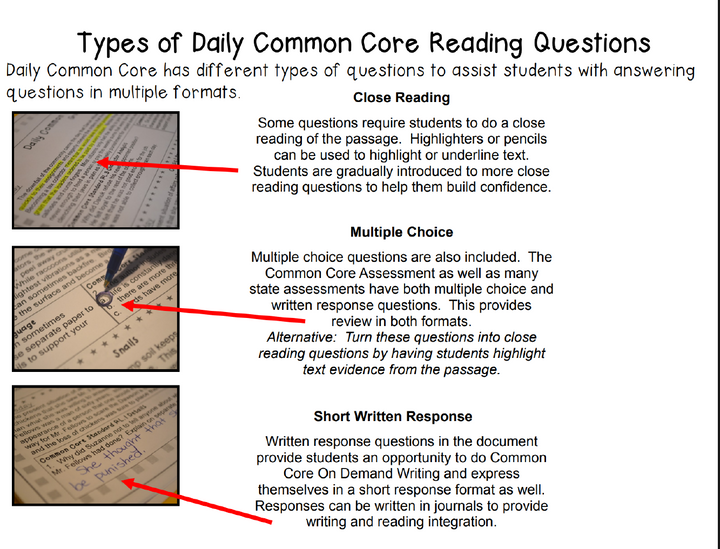 A Full School Year (Daily Common Core Reading) Grade 3