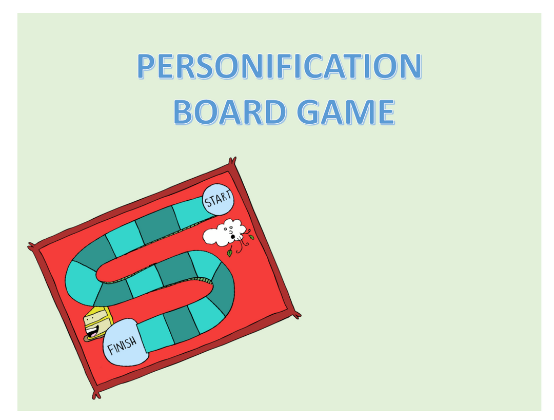 Digital Self-Checking and Printable Personification Games and Activities