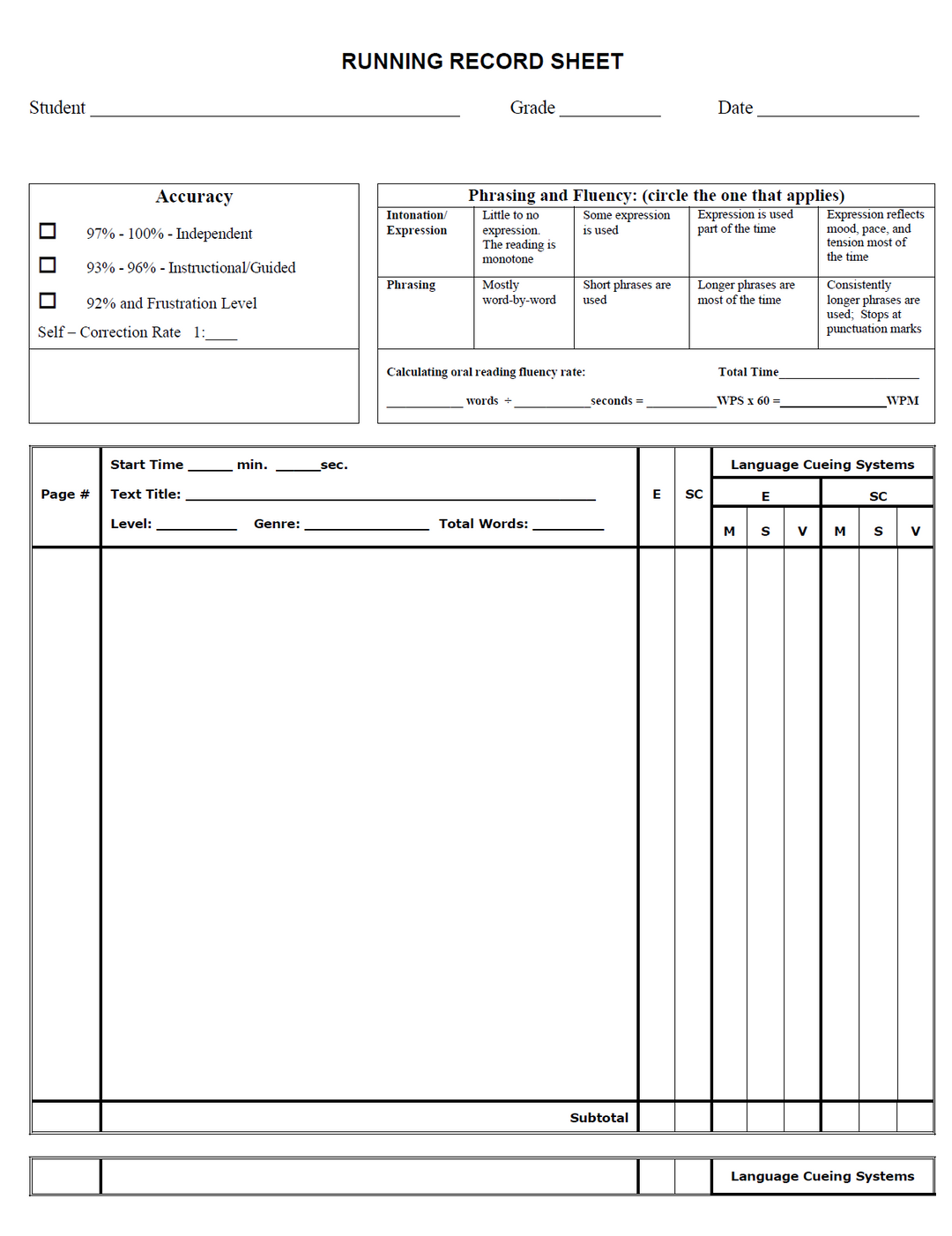 10 Leveled Passages & Fluency-Fiction Guided Reading for Levels E & F