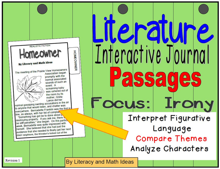12 Middle School Literature Stories Organized By Theme & Topic (Questions Too)