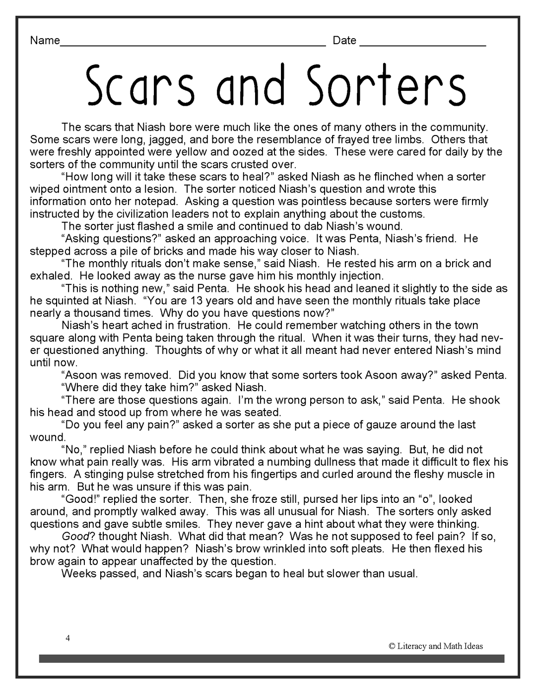 High-Interest Middle School Science Fiction (Two Stories)