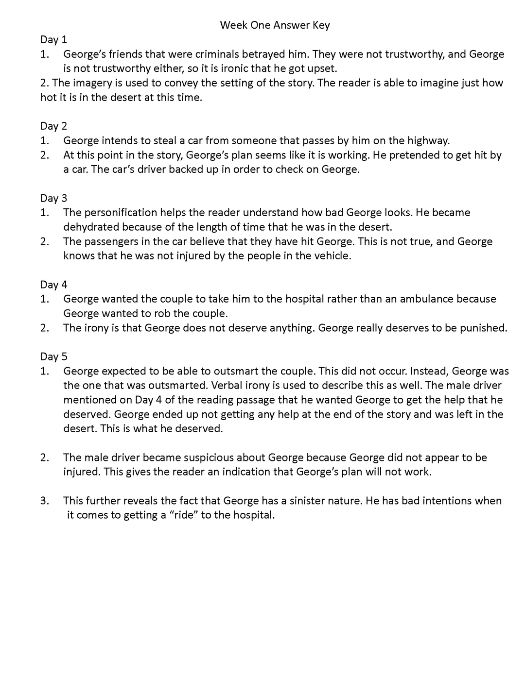 High Interest Low Readability Daily Common Core Weeks 1-4 (Middle School)