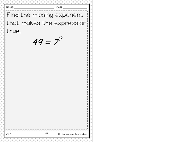Fundamental Concepts of Exponents Volume 1