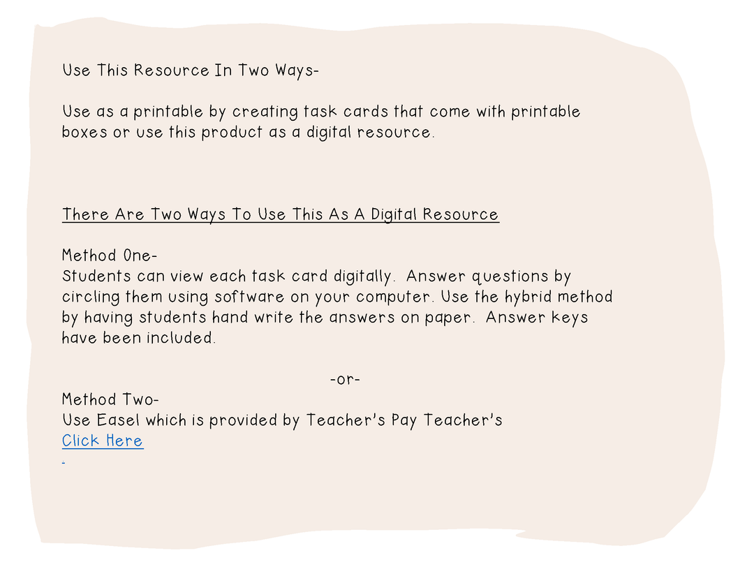 Inference Task Cards (Guided Reading Levels J,K,L,& M) + Print