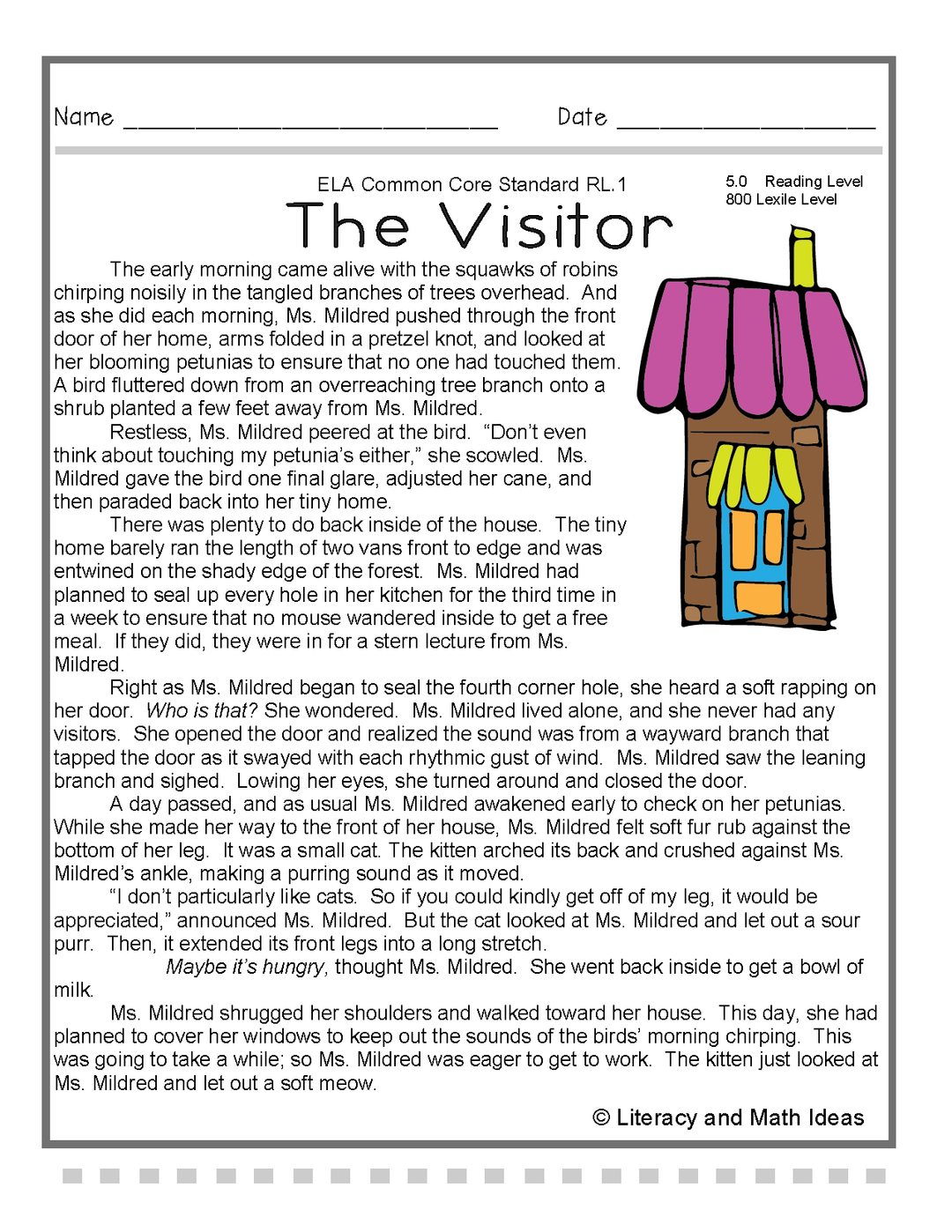 Grade 5 Common Core Literature Assessment Bundle