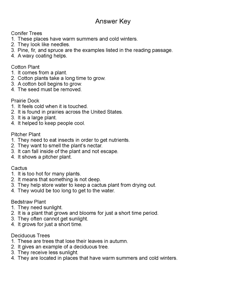 70 Nonfiction Leveled Passages (Plants) Guided Reading Levels A to N