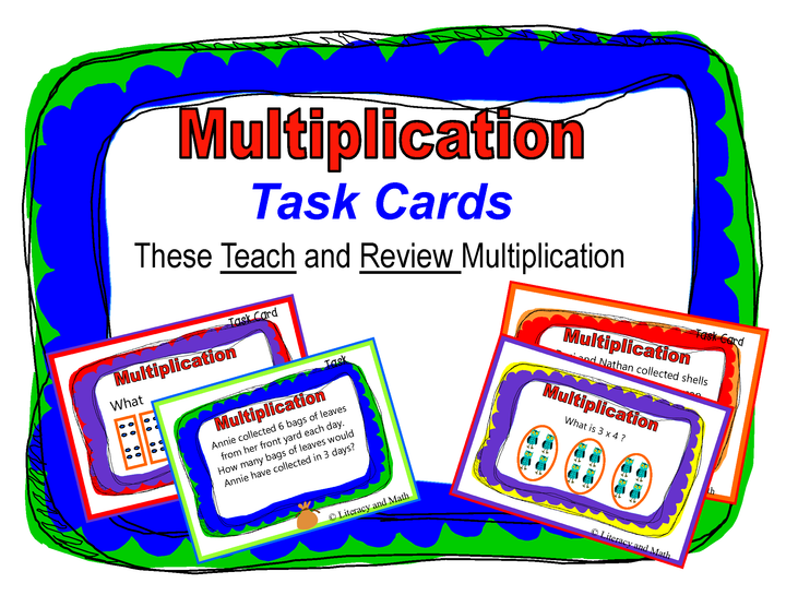 Multiplication Task Cards