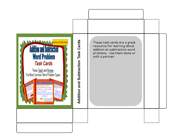 Math Task Cards That Teach and Review Bundle