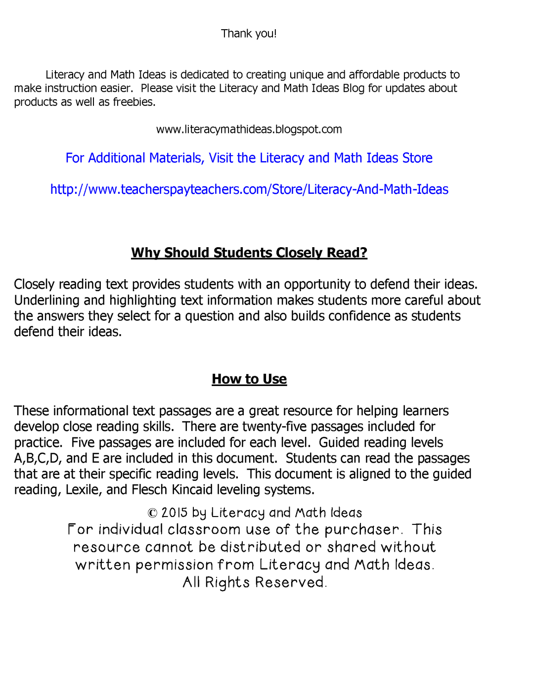 70 Leveled Passages (Animals) Guided Reading A to N