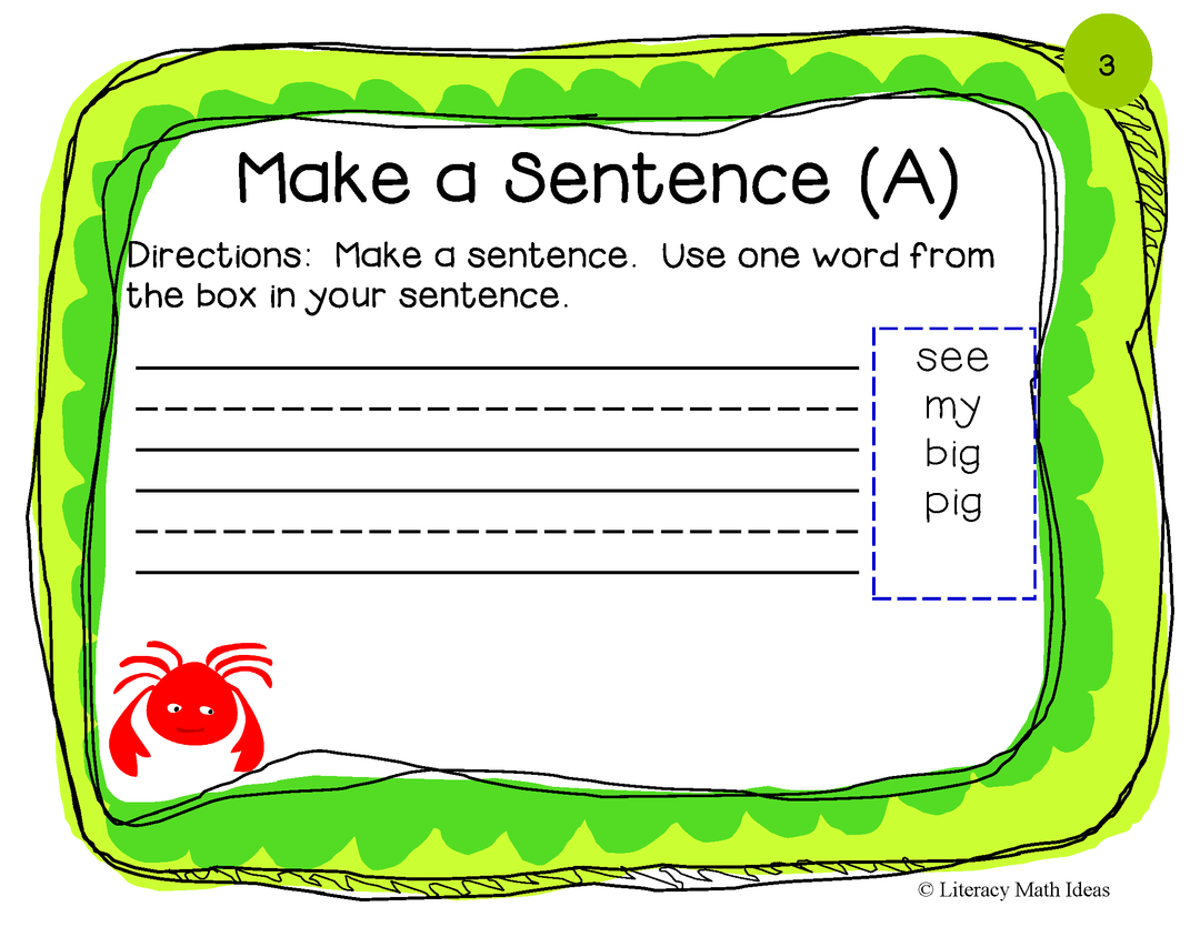 K-2nd Grade Writing Center Cards & Writing Prompts