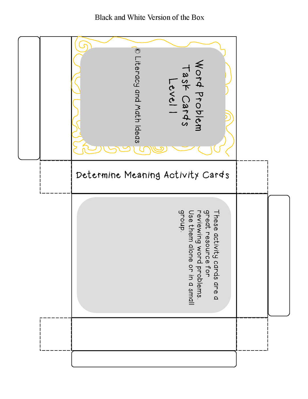 Differentiated Word Problem Task Cards