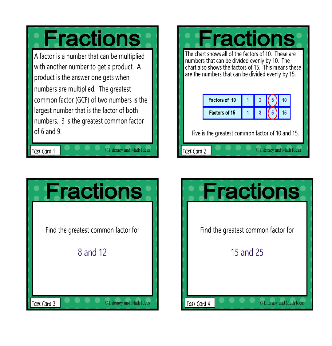 Add and Subtract Fractions With Different Denominators