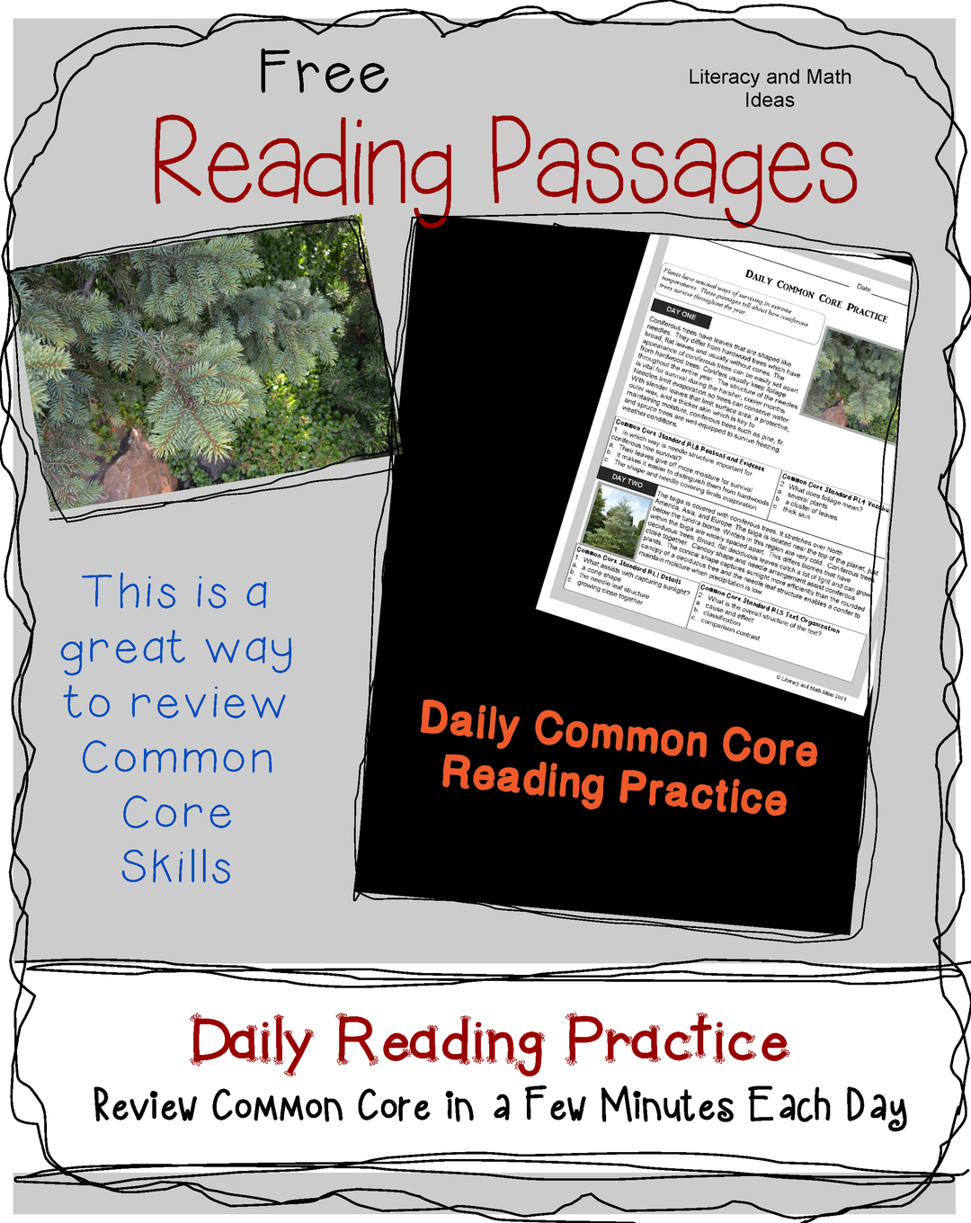 Free Common Core Reading Passages