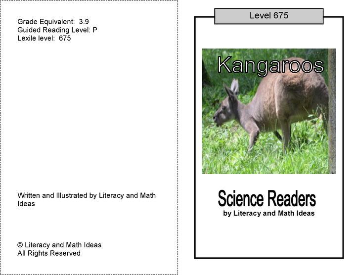 **Free** Differentiated Science Readers