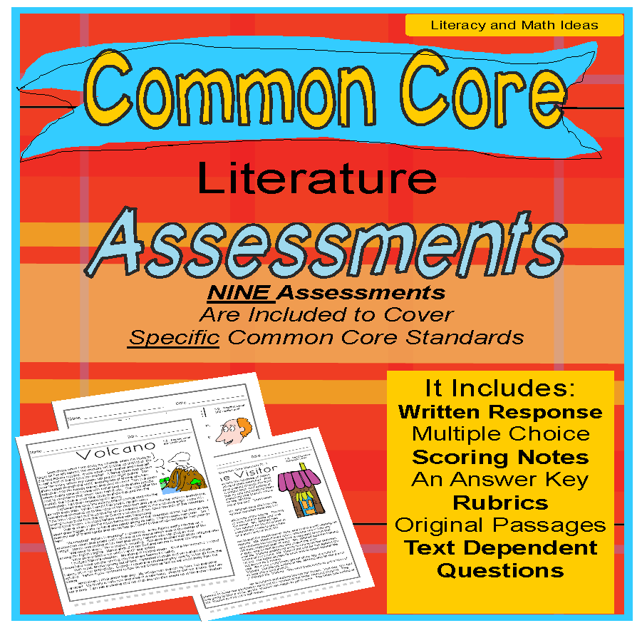 grade-5-common-core-literature-assessment-bundle-literacy-and-math-ideas