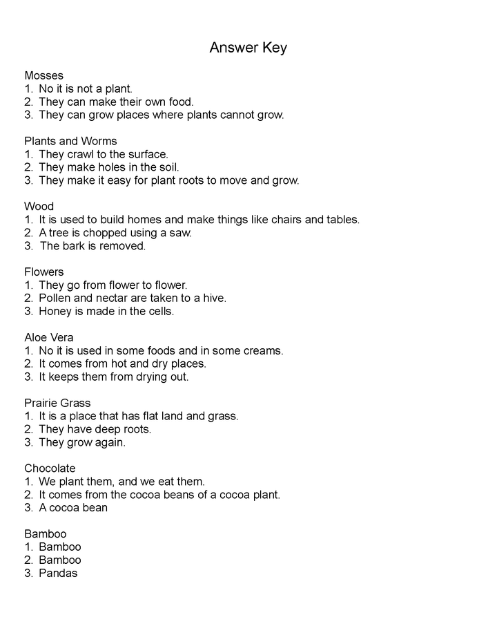 (Plants) Leveled Passages Guided Reading Levels A,B,C,D,E (Lexiles 0-150)