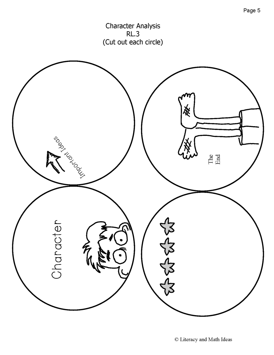 Interactive Reading Journal: Character Analysis RL.3